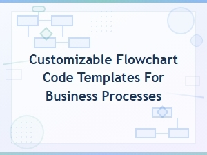Customizable Flowchart Code Templates for Business Processes