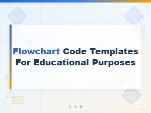 Flowchart Code Templates for Educational Purposes and Learning